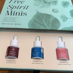 Free Spirit Minis Herbal Tincture Trio - Blue, Maroon, Rose